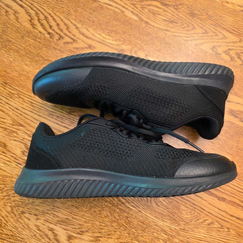 Tredsafe Womens 8 Black Slip Resistant Work Shoes Mesh Sneakers Food Service - Picture 8 of 10